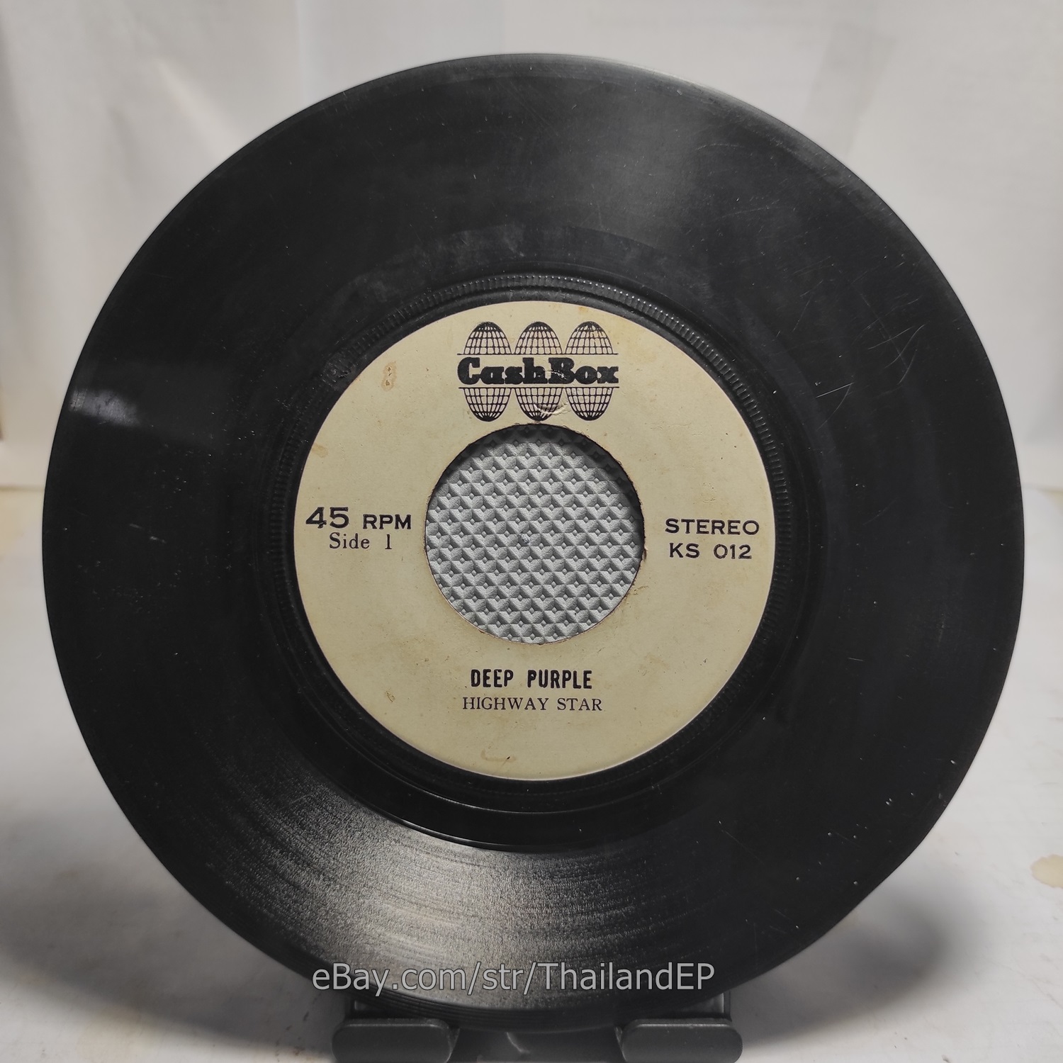 Deep Purple - Highway Star /KS012 No P/S THAI EP 7" THAILAND 45RPM