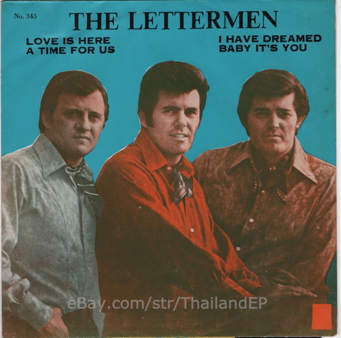 THE LETTERMEN /LOVE IS HERE (NOW YOU'RE GONE) / / THAI EP 7" THAILAND