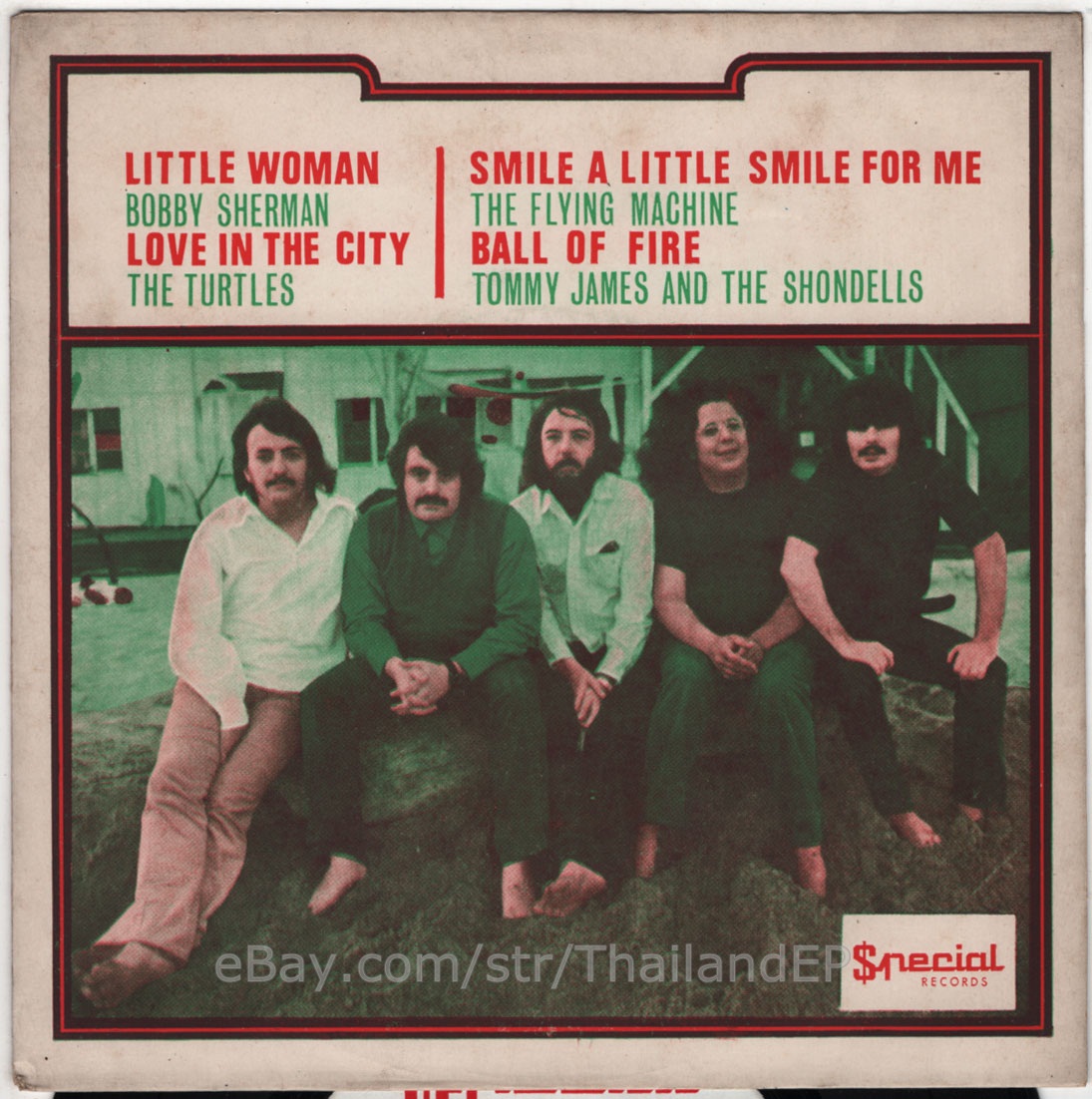 BOBBY SHERMAN /THE TURTLES / /TOMMY JAMES AND THE SHONDELLS THAI EP  THAILAND