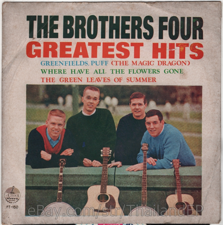 THE BROTHERS FOUR /GREENFIELDS /WHERE HAVE ALL THE FLOWERS GONE / EP 7" THAILAND