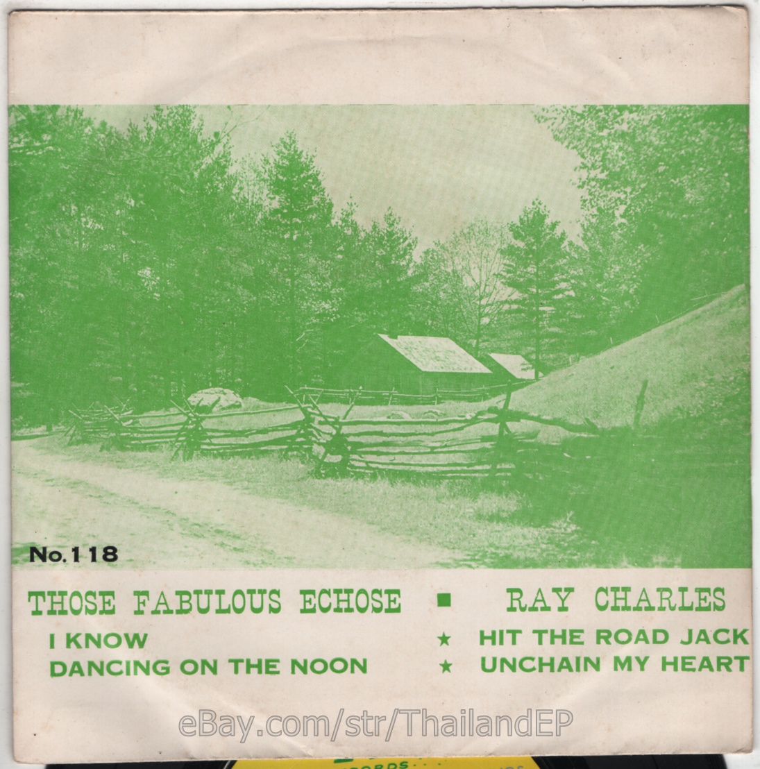 THOSE FABULOUS ECHOSE /I KNOW /RAY CHARLES / THAI EP 7" THAILAND 45RPM