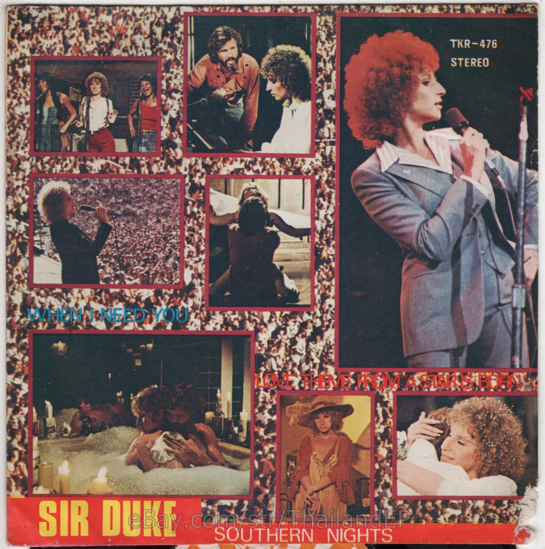 LEO SAYER /BARBRA STREISAND /STEVIE WONDER /FGLEN CAMPBELL THAI EP 7" THAILAND