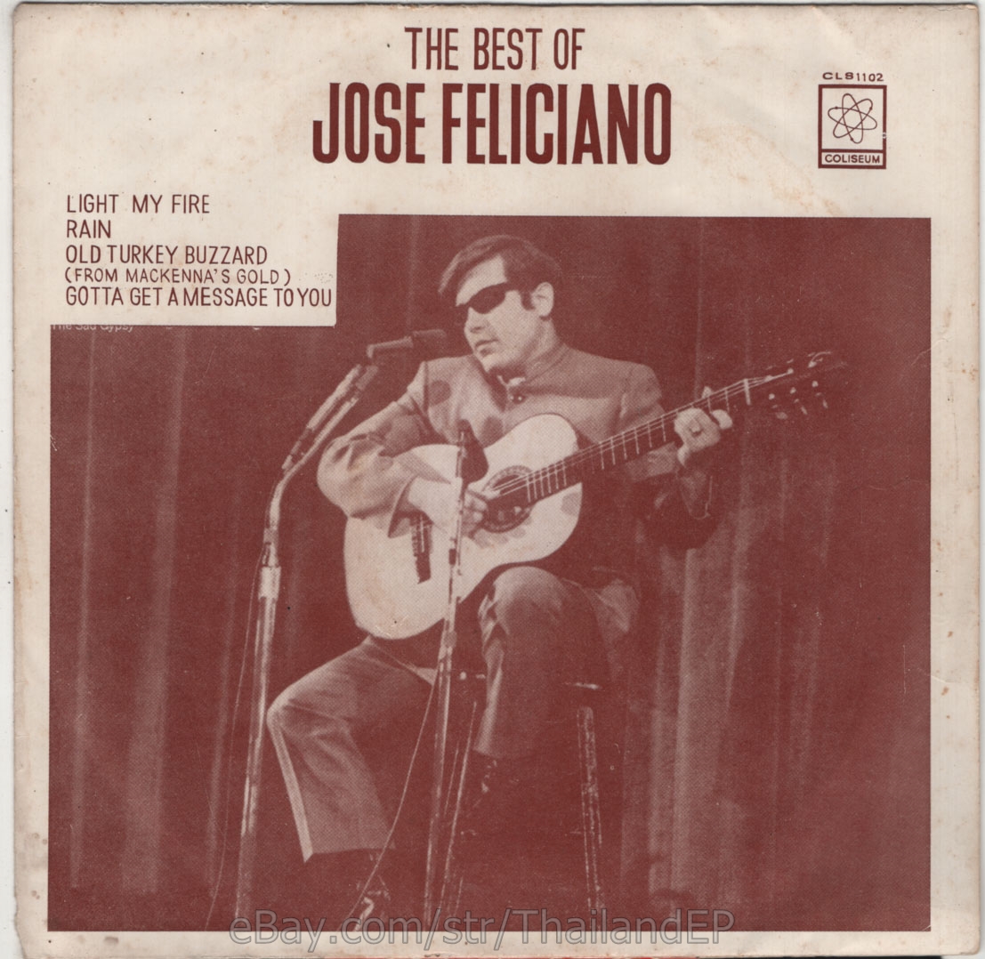 JOSE FELICIANO / /FROM MACKENNA'S GOLD /JOSE FELICIANO THAILAND EP 7" 45RPM
