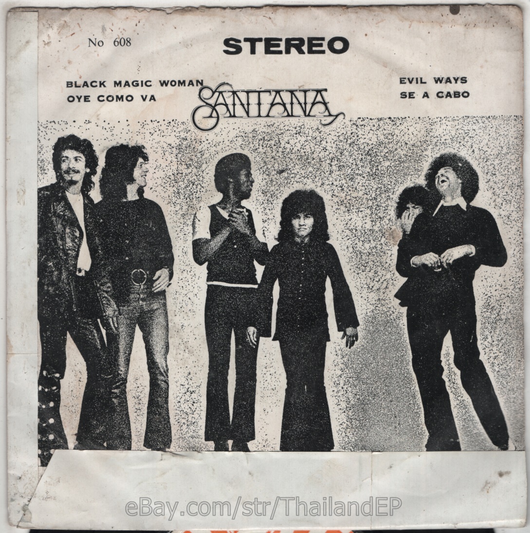 SANTANA /BLACK MAGIC MOMAN /OYE COM VA / THAI EP 7" THAILAND 45RPM