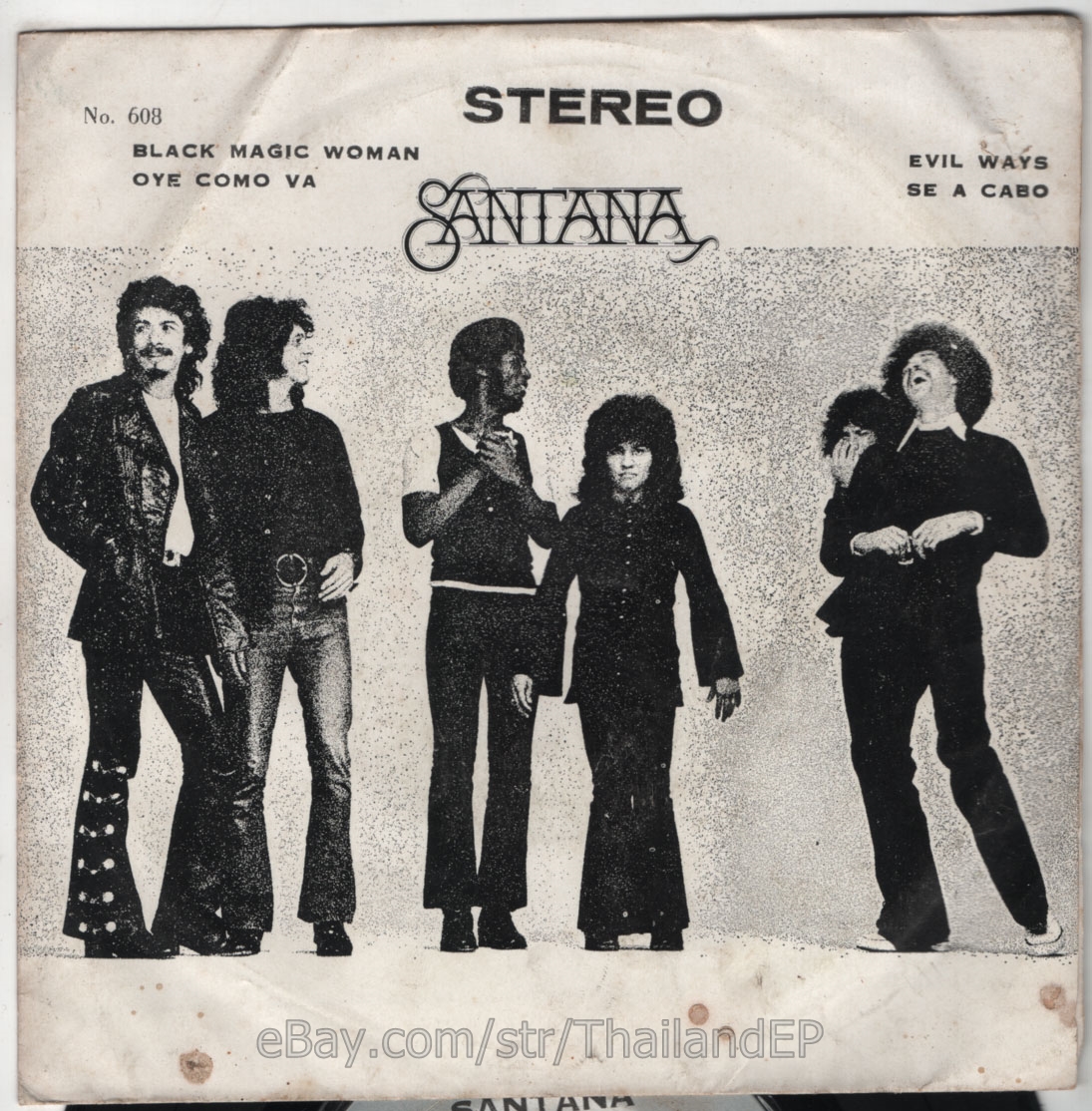 SANTANA /BLACK MAGIC MOMAN /OYE COM VA / THAI EP 7" THAILAND 45RPM