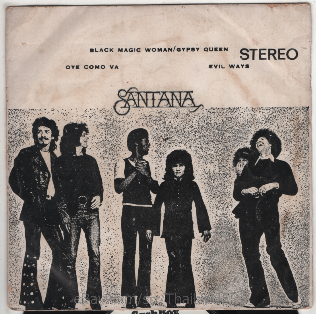 SANTANA /BLACK MAGIC WOMAN/GYPSY QUEEN /OYE COMO VA / THAI EP 7" THAILAND 45RPM