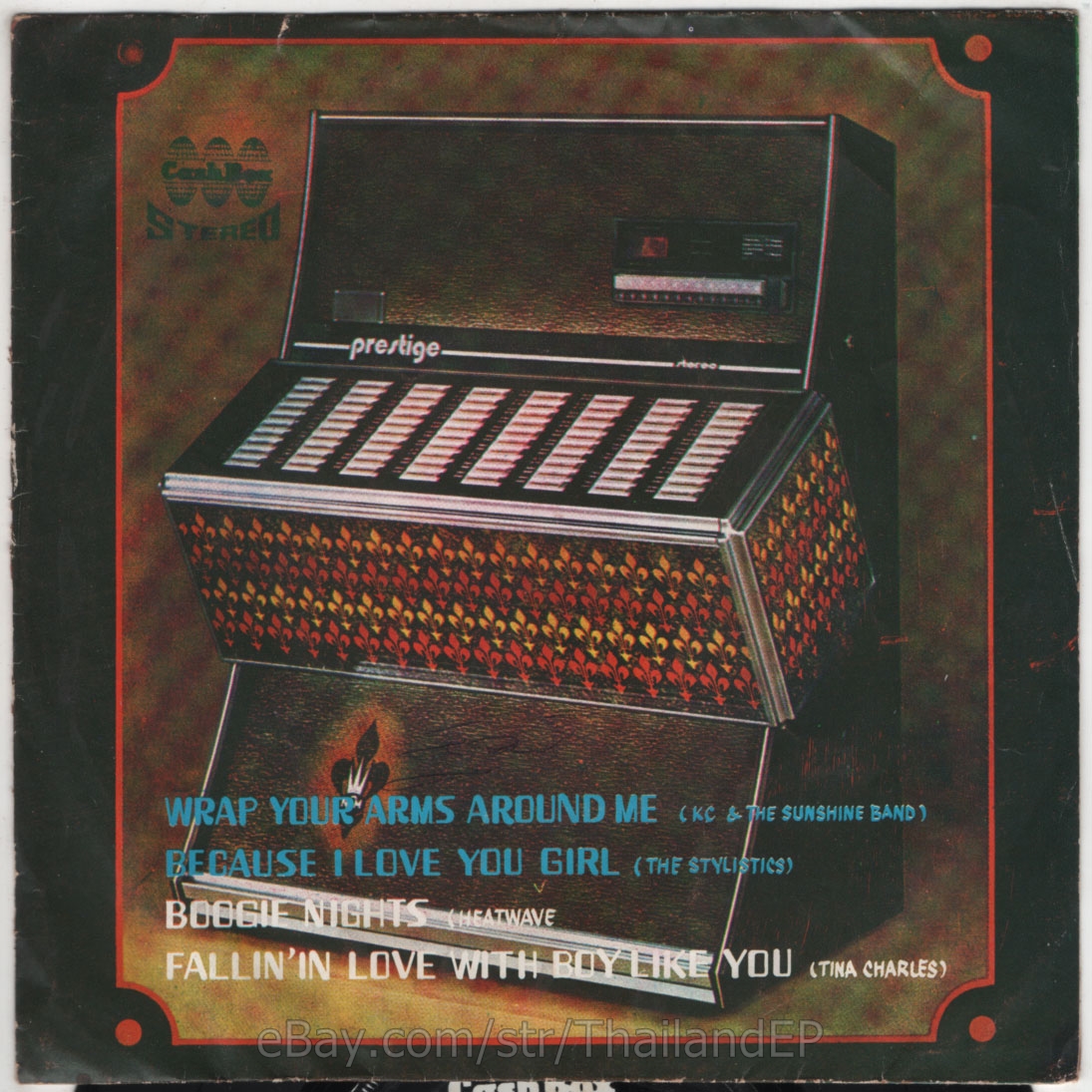 K C & THE SUNSHINE BAND /THE STTYLISTICS / /TINA CHARLES THAI EP 7" THAILAND