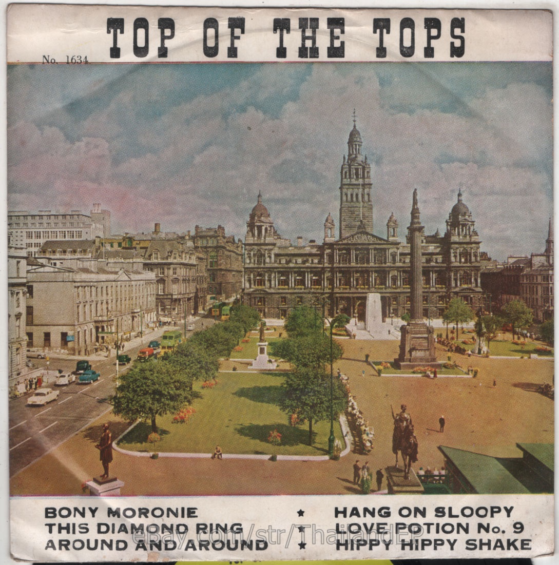 TOP OF THE TOPS /BONY MORONIE /THIS DIAMOND RING / THAI EP 7" THAILAND 45RPM