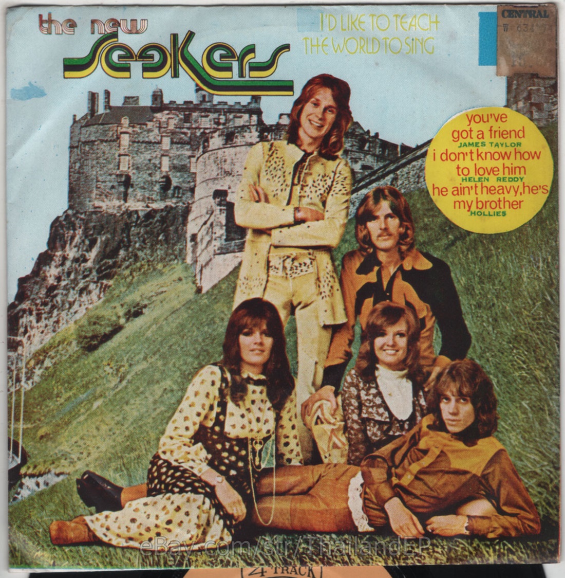THE NEW SEEKERS /JAMES TAYLOR  /HELEN REDDY /HOLLIES THAI EP 7" THAILAND 45RPM