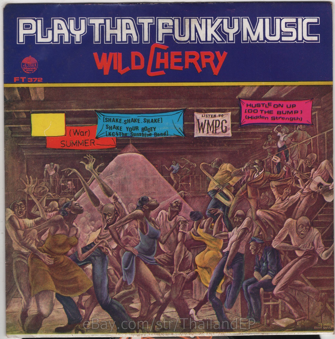 WILD CHERRY /HIDDEN STRENGTH /K C & THE SUNSHINE BAND  /WAR THAI EP 7" THAILAND