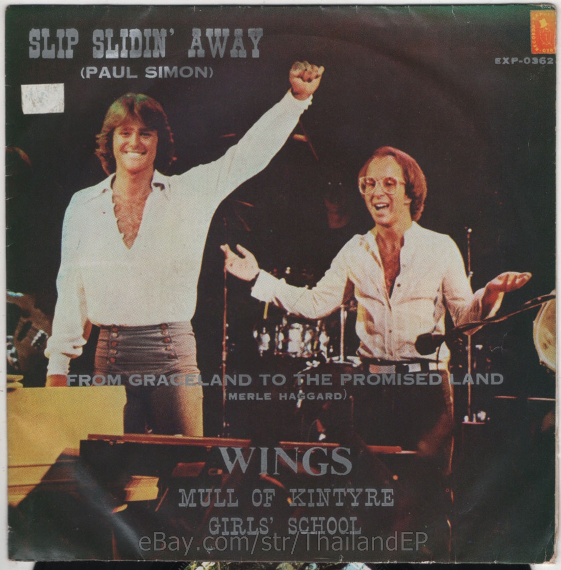 Paul McCartney & Wings - Mull of Kintyre 1977 /Girls' School THAI EP 7" THAILAND