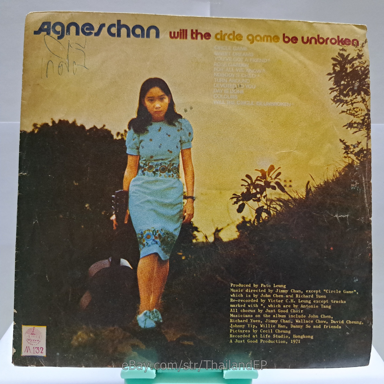 AGNES CHAN - COLOURS (M. 132) 7" Thai EP