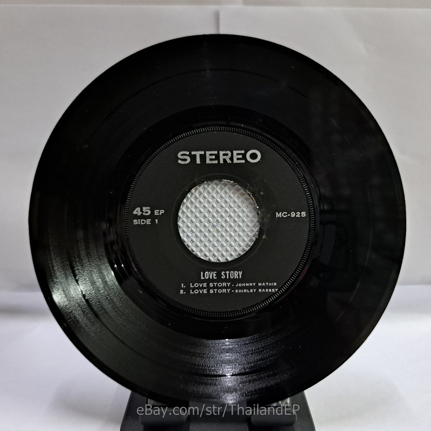 JOHNNY MATHIS /SHIRLEY BASSEY /PERCY FAITH / THAI EP 7" THAILAND 45RPM