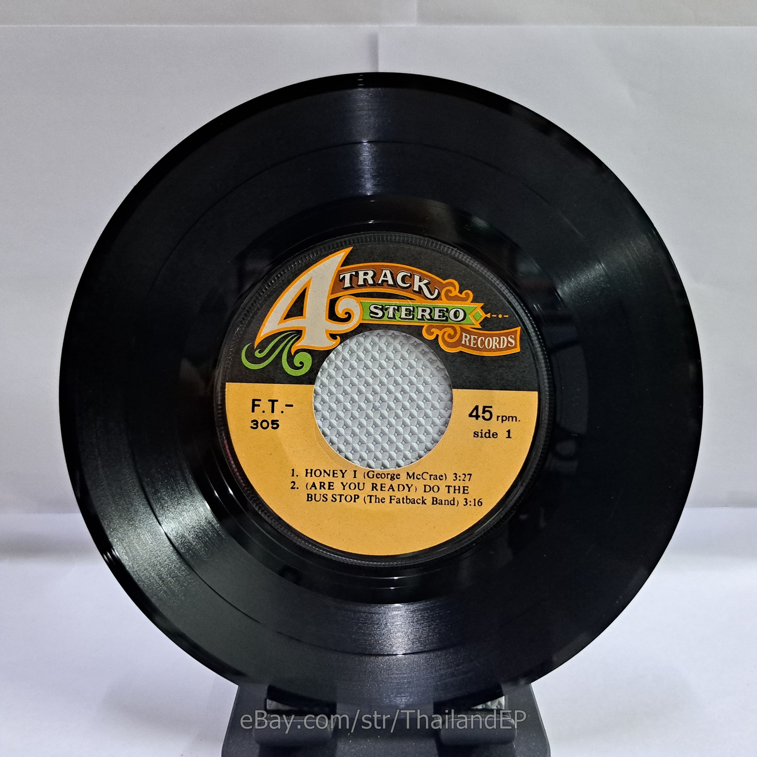 GEORGE MCCRAE /THE FATBACK BAND /OSIBISA /THE TYMES THAI EP 7" THAILAND 45RPM