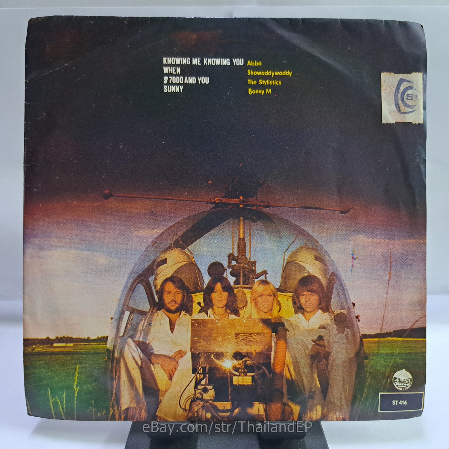 ABBA /SHOWADDYWADDY /THE STYLISTICS /BONEY M THAI EP 7" THAILAND 45RPM