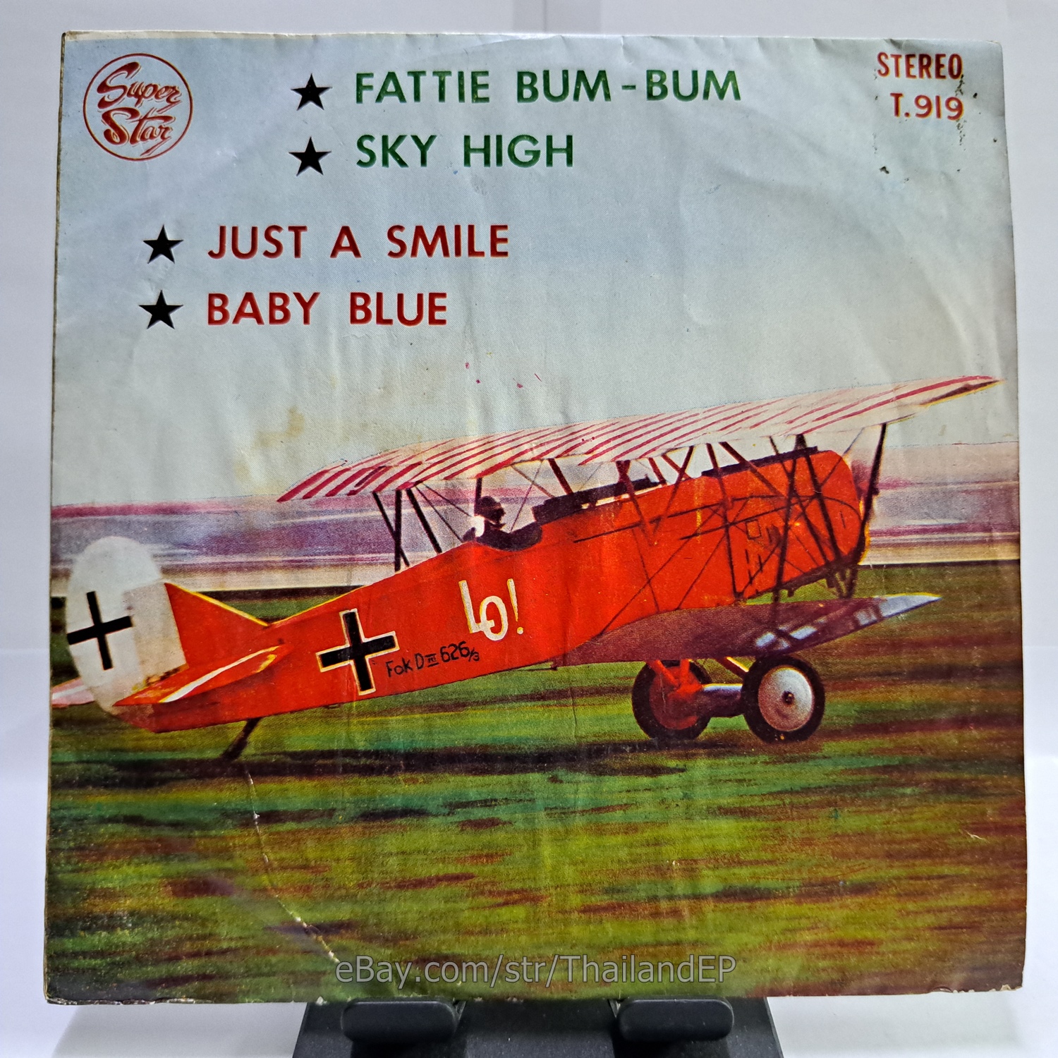 THE DIVERSIONS - FATTIE BUM-BUM (T919) 7" Thai EP