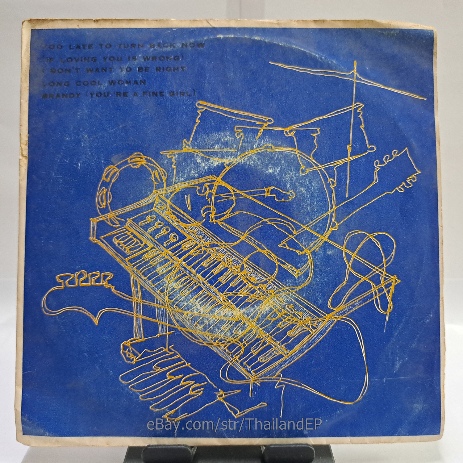 CORNELIUS BROTHERS & SISTER ROSE - TOO LATE TO TURN BACK NOW (MTR591) 7" Thai EP