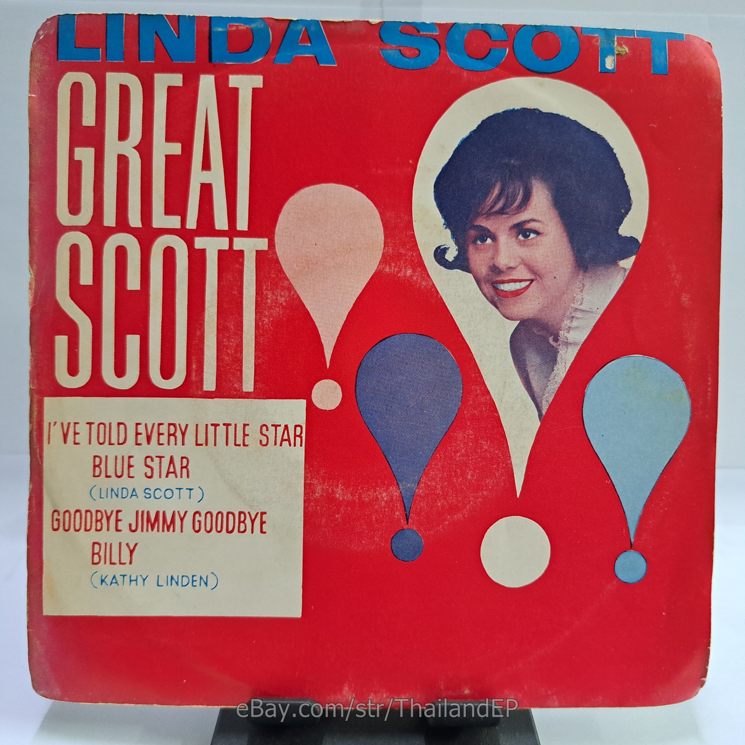 LINDA SCOTT - I'VE TOLD EVERY LITTLE STAR (CLS1050) 7" Thai EP