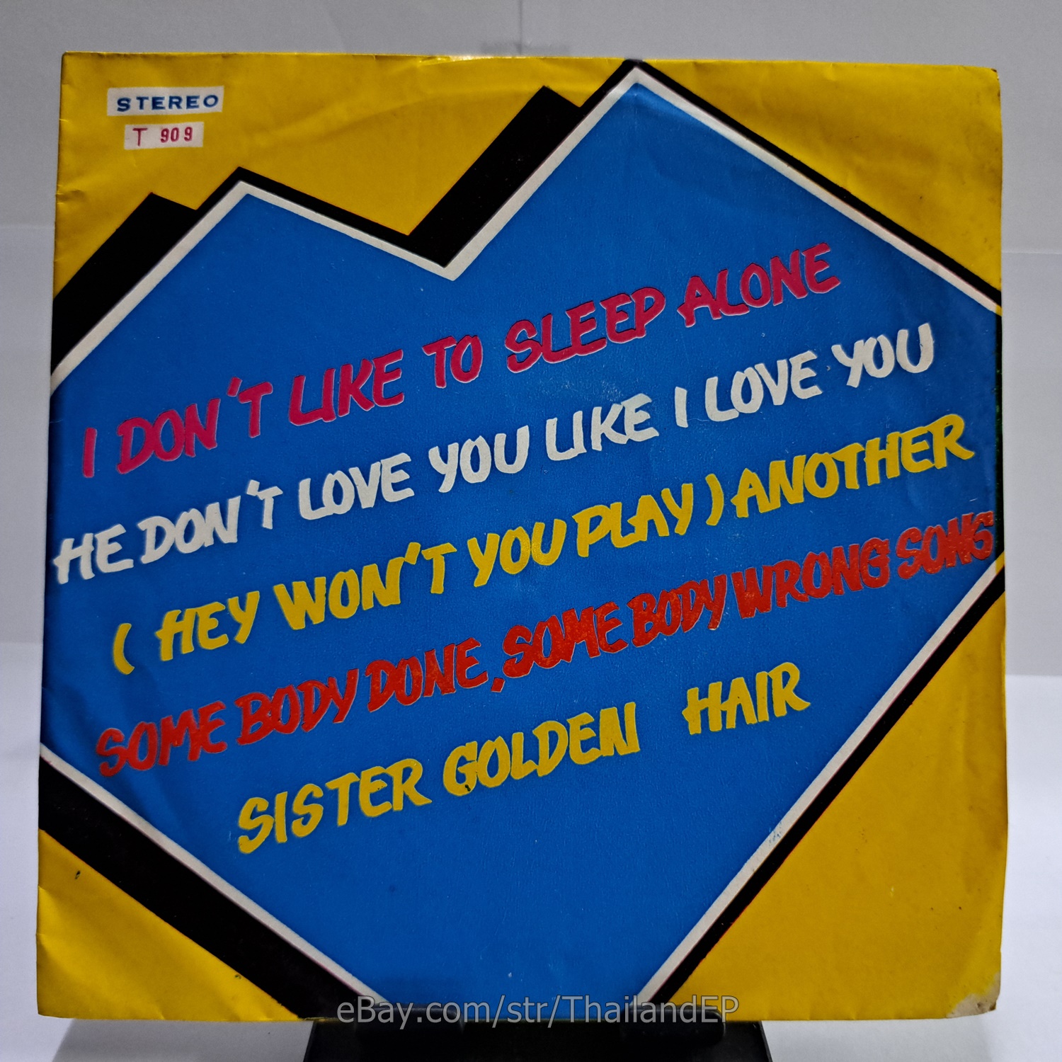 PAUL ANKA - I DON'T LIKE TO SLEEP ALONE (T. 909) 7" Thai EP