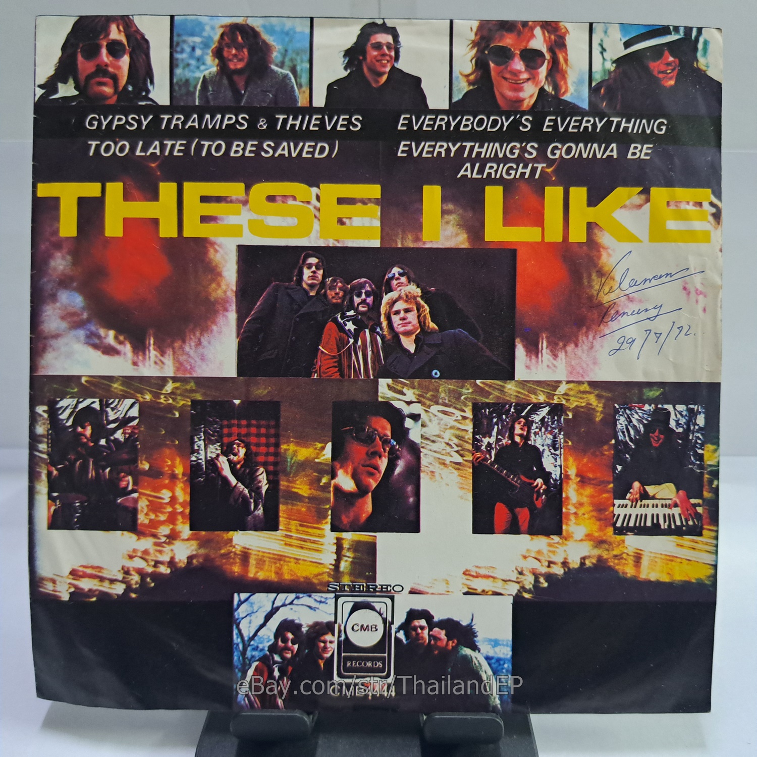 CHER - GYPSYS, TRAMPS & THIEVES (CMB 4444) 7" Thai EP