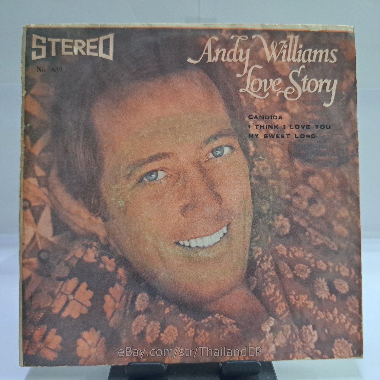 ANDY WILLIAMS - (WHERE DO I BEGIN) LOVE STORY (NO-639) 7" Thai EP