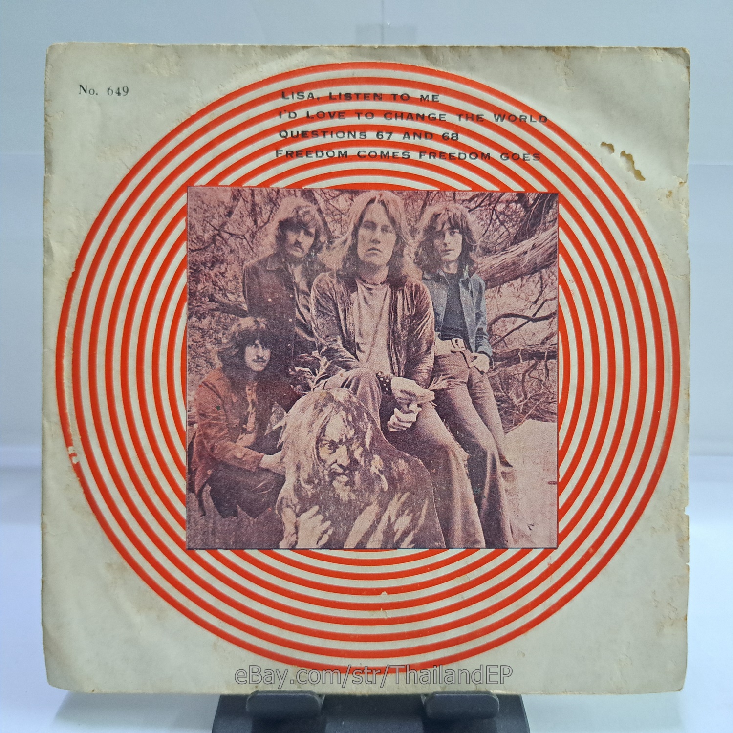 BLOOD, SWEAT & TEARS - LISA, LISTEN TO ME (TK-649) 7" Thai EP
