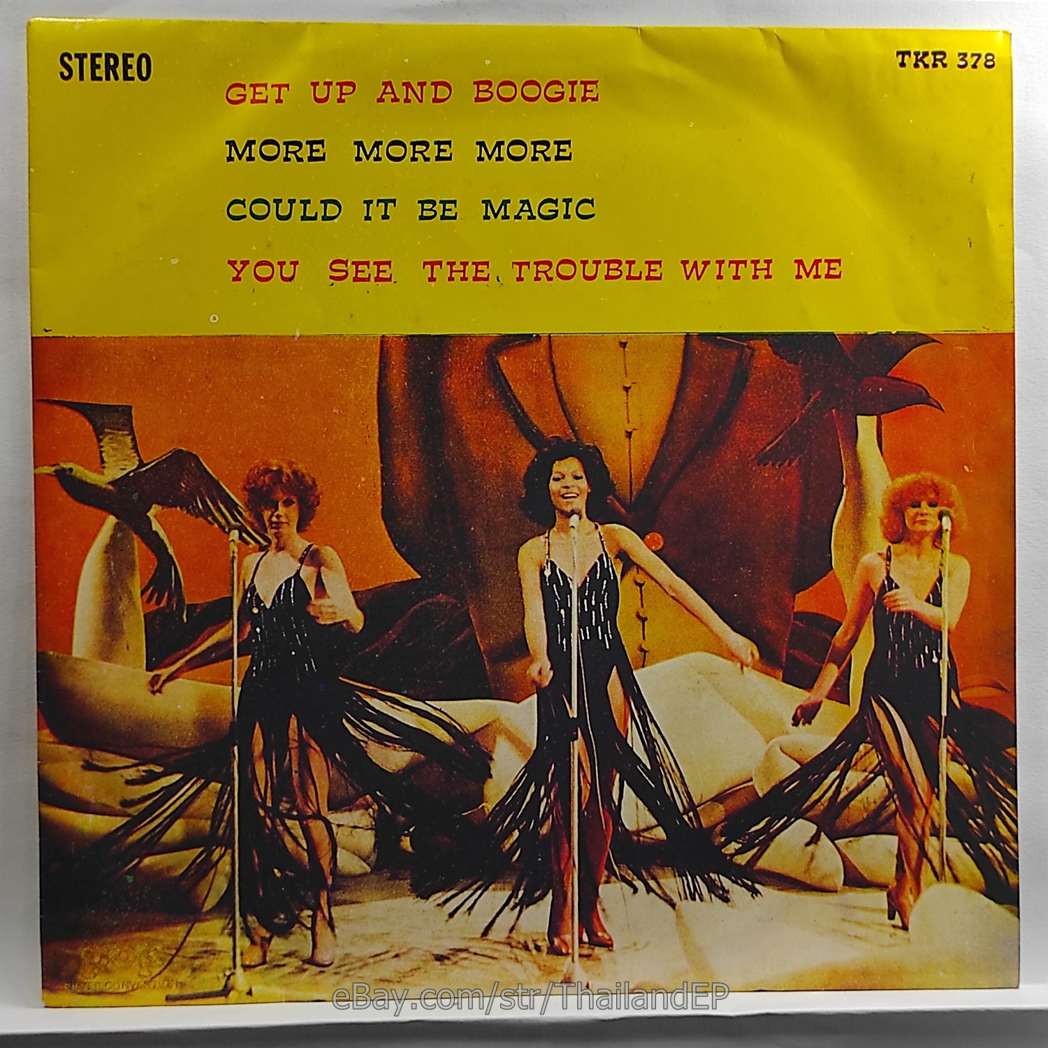 SILVER CONVENTION - GET UP AND BOOGIE (TKR 378) 7" Thai EP
