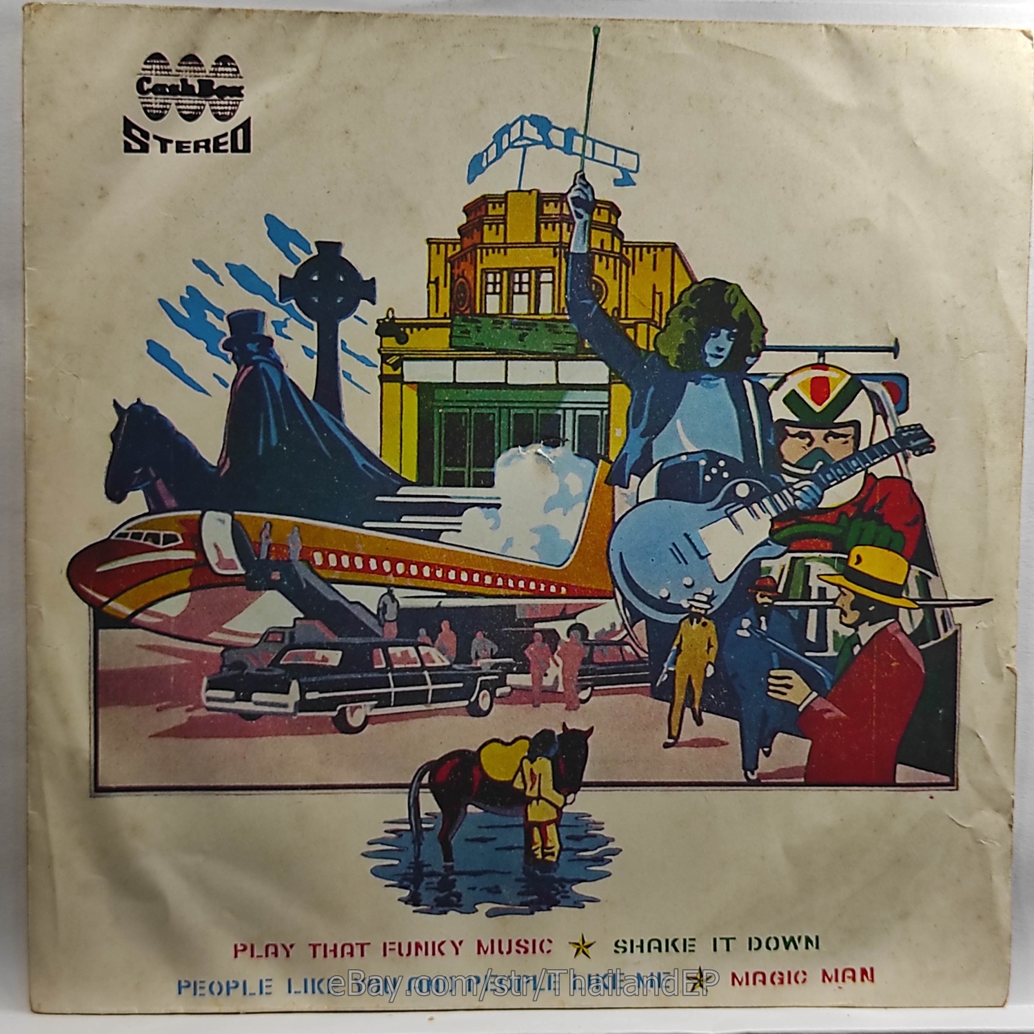 WILD CHERRY - PLAY THAT FUNKY MUSIC (C.B. 061) 7" Thai EP
