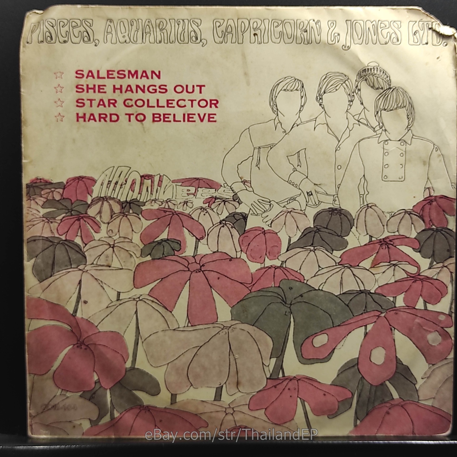 The Monkees /Salesman /Star Collector / THAILAND EP 45 THAI MTR-205