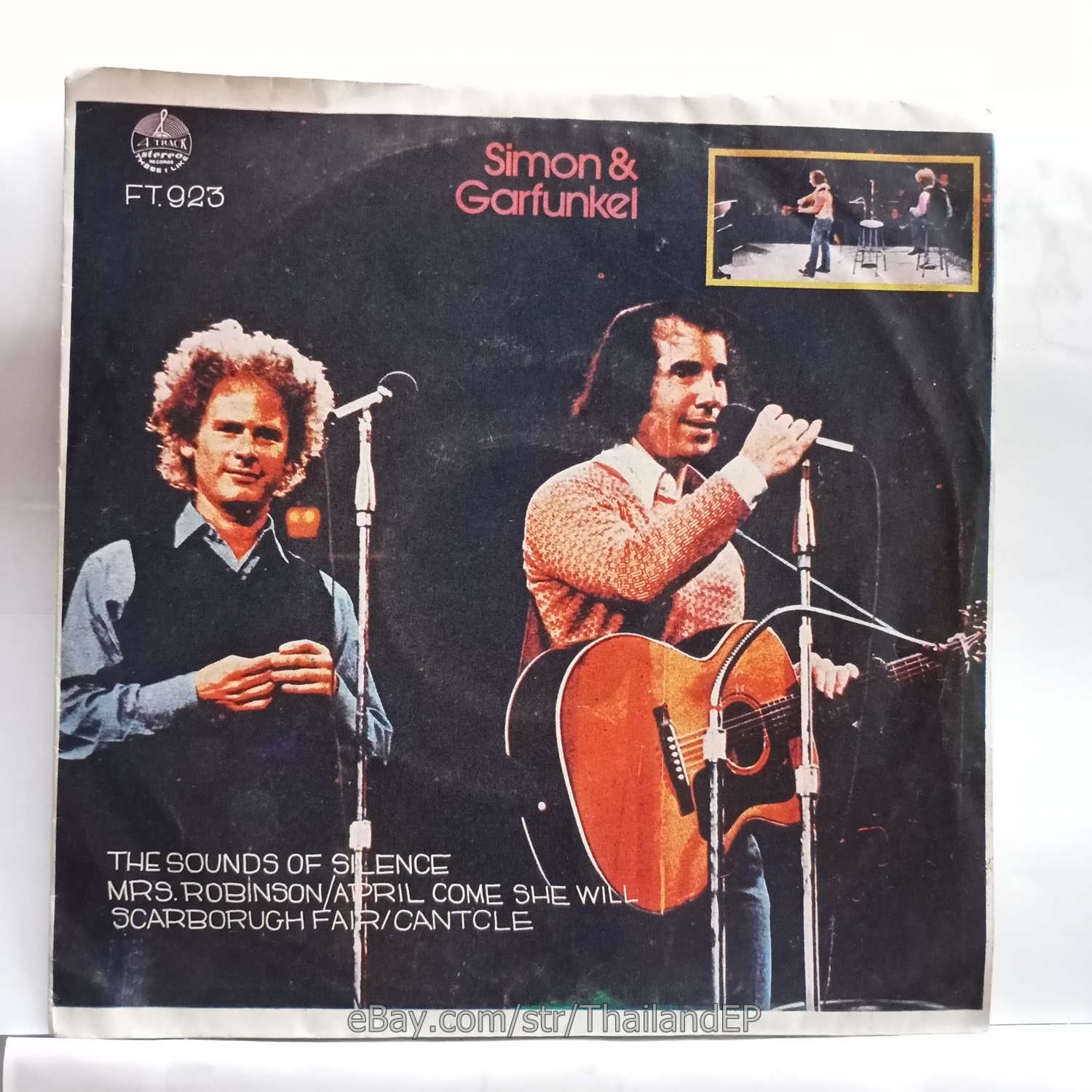 Simon & Garfunkel - The Sounds of Silence (FT. 923) 7" Thai EP