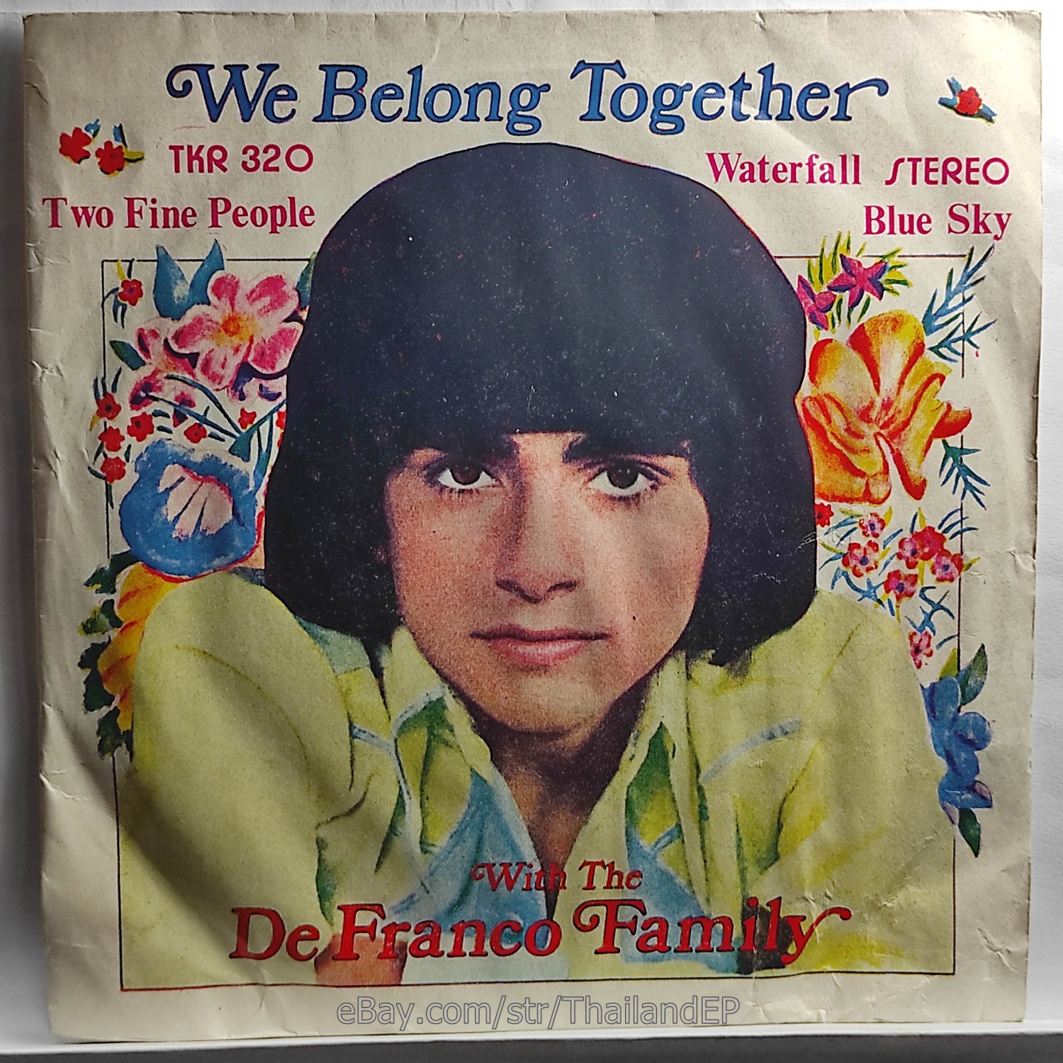The DeFranco Family - We Belong Together (TKR 320) 7" Thai EP