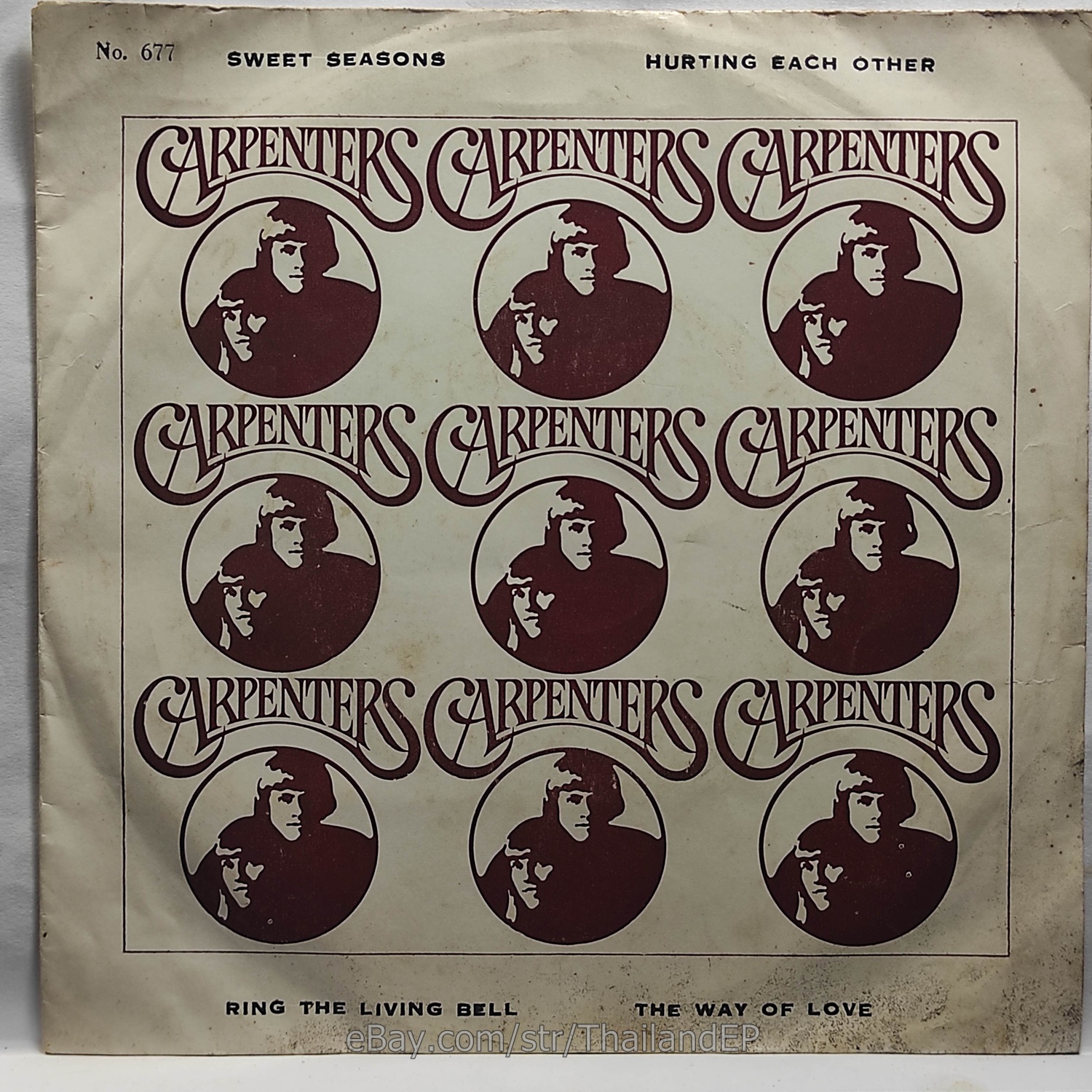 Carole King - Sweet Seasons (TK-677) 7" Thai EP