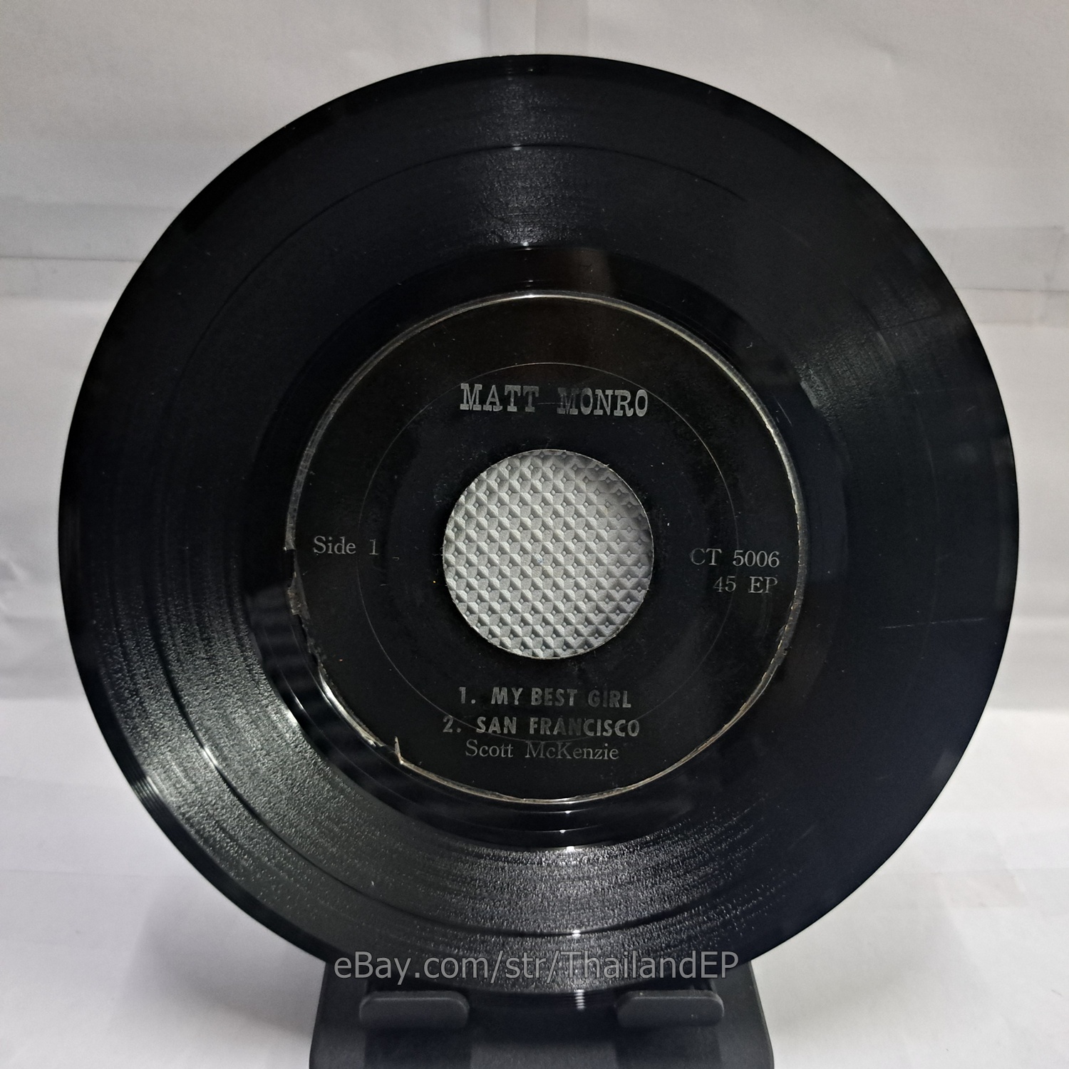 SCOTT MCKENZIE - MY BEST GIRL (CT 5006) 7" Thai EP