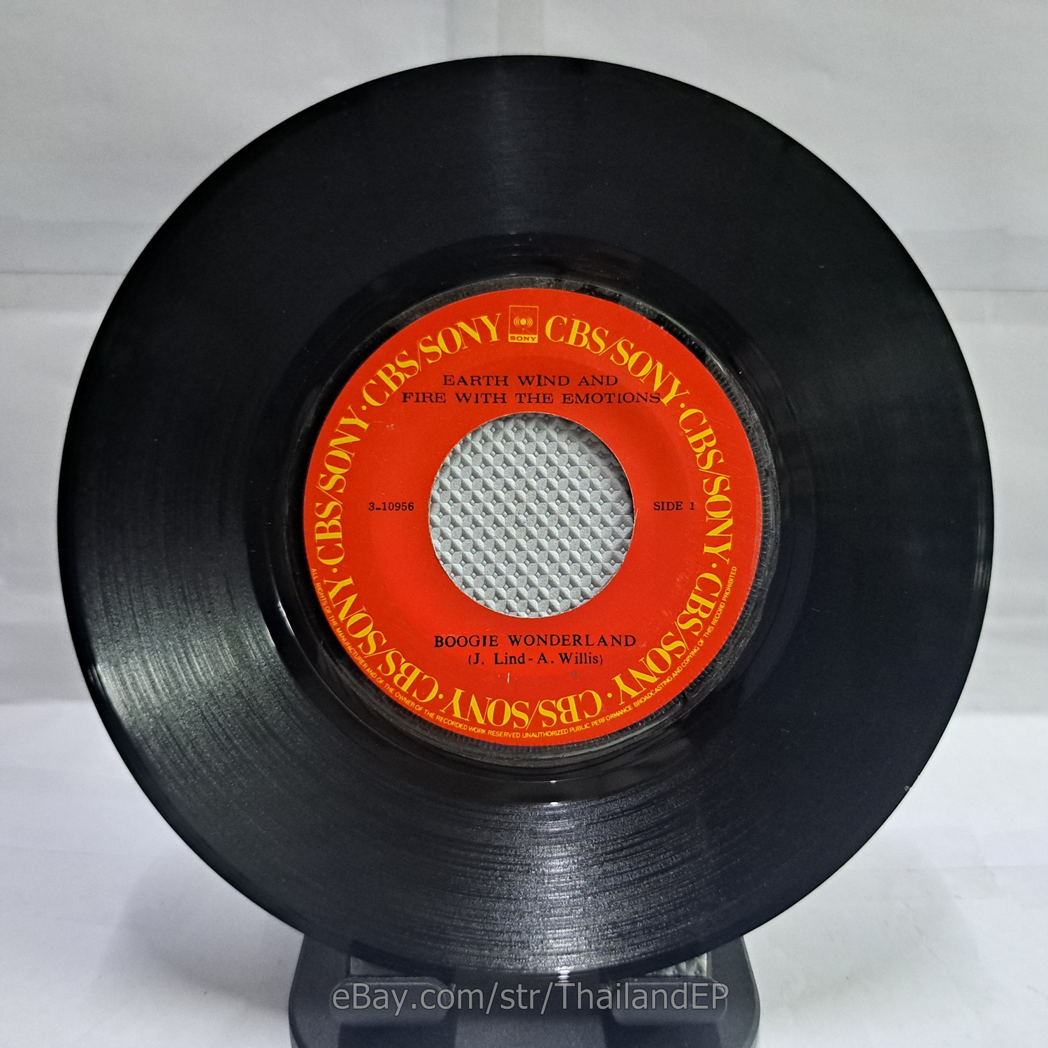Earth Wind and Fire With The Emotions - Boogie Wonderland (3 10956) 7" Thai EP