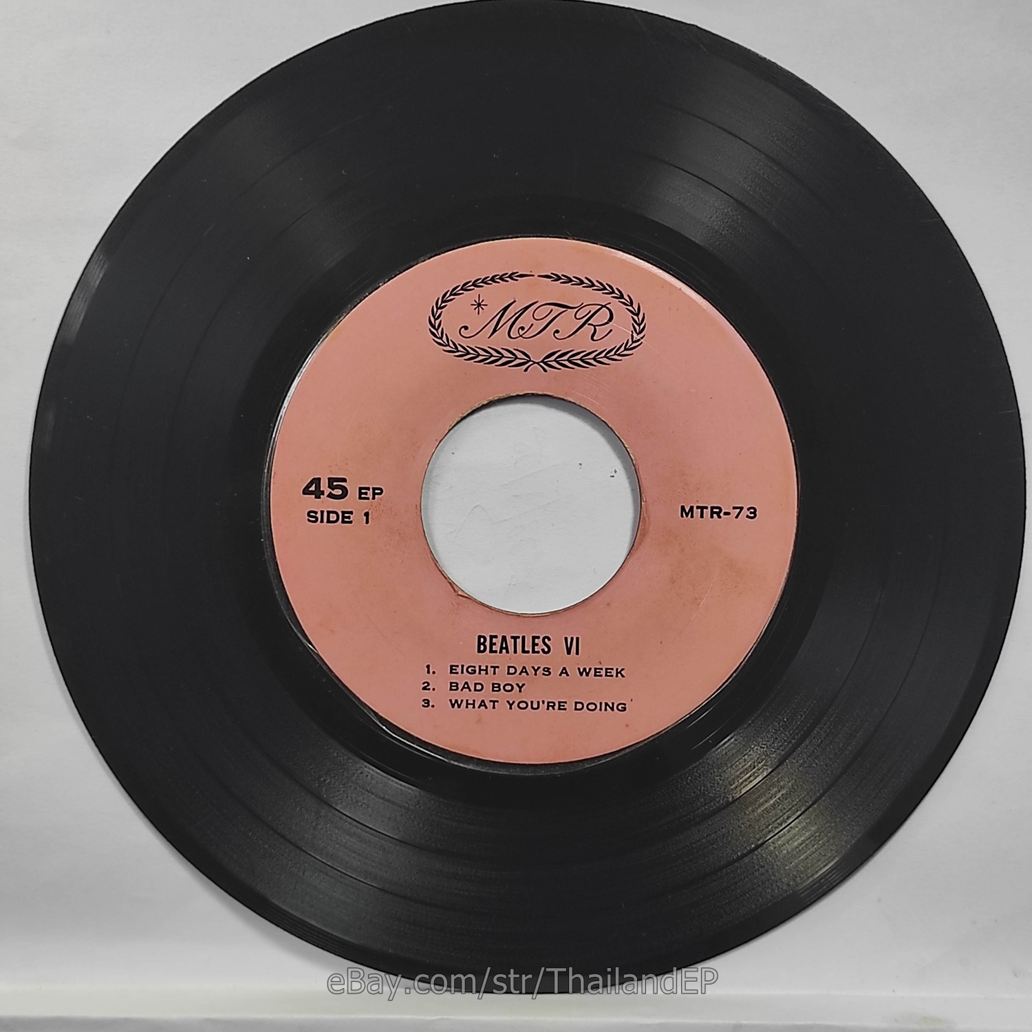 The Beatles - EIGHT DAYS A WEEK (MTR-73) 7" Thai EP