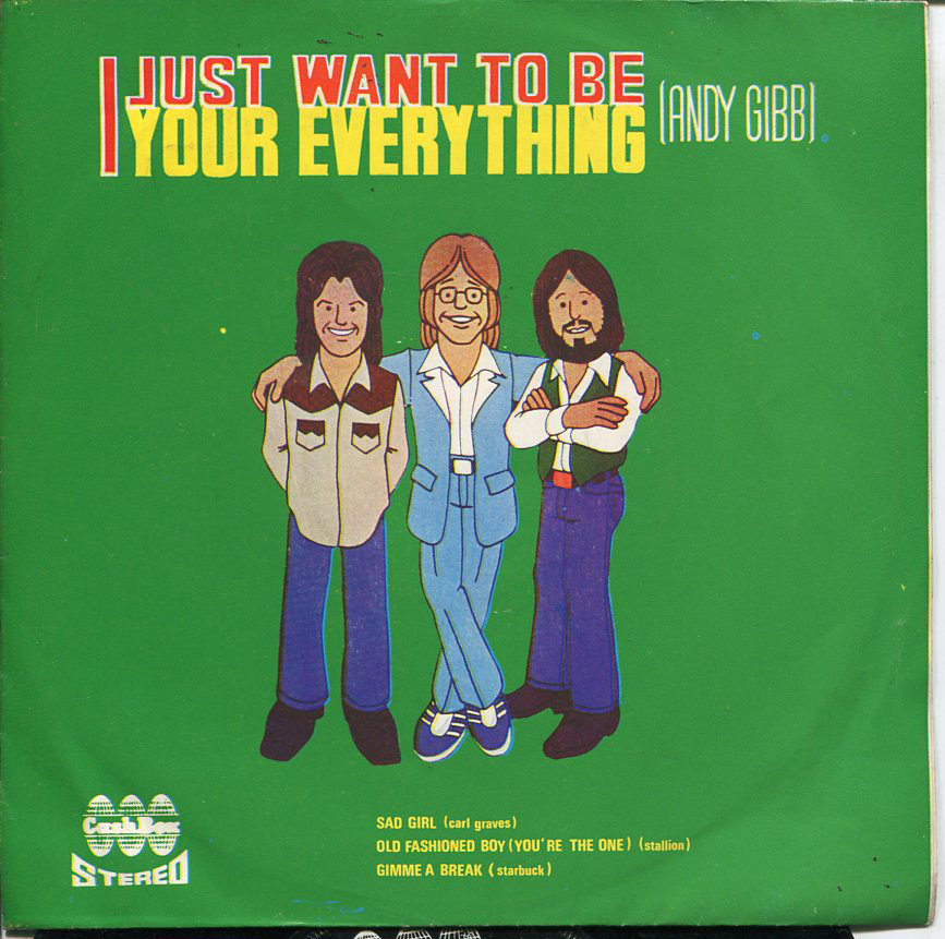 ANDY GIBB /AMERICA CARTOON COVER /STALLION /STARBUCK THAI EP 7" THAILAND 45RPM