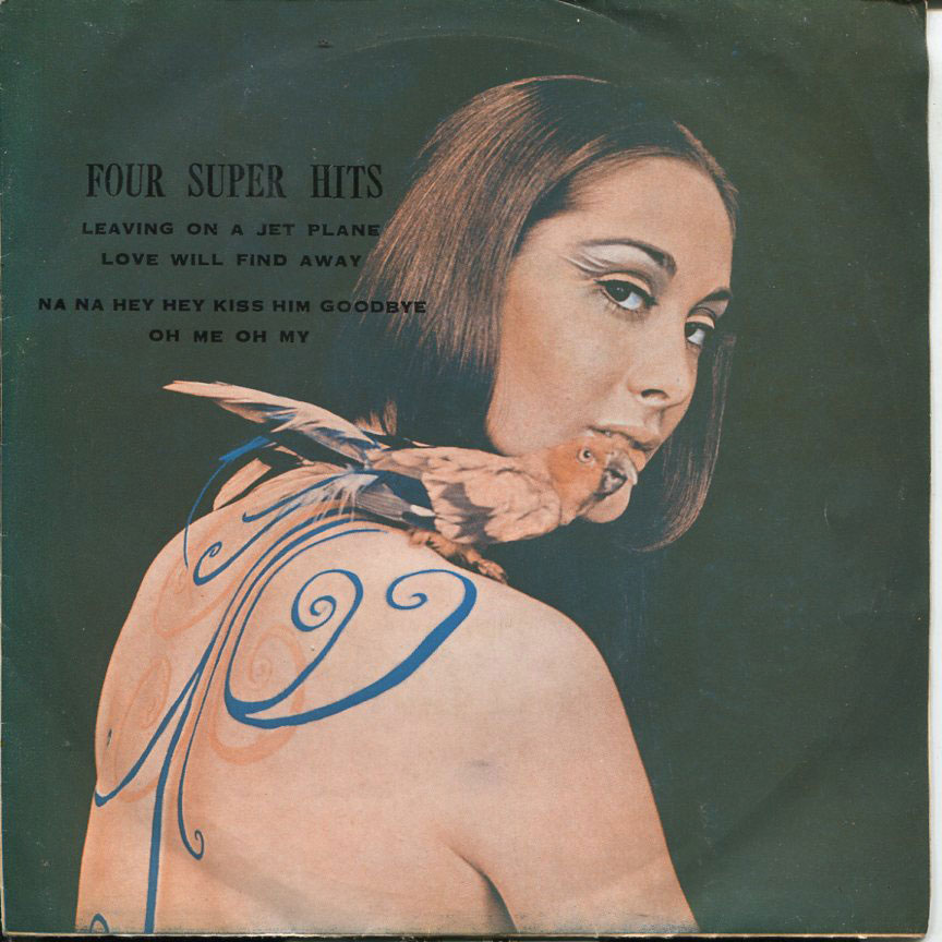 PETER, PAUL AND MARY/ JACKIE DESHANNON/ STEAM/ LULU THAI THAILAND EP 7" 45RPM